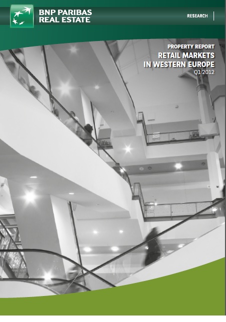 "retail markets in western europe q1 2012" by bnp paribas real estate has just been released.